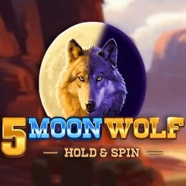 5 Moon Wolf slot visual from Apparat Gaming available on instasspin.co.nl