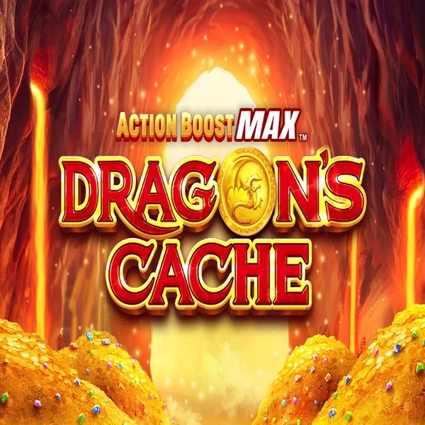 Action Boost Max Dragon's Cache casino game by SpinPlay Games – featured logo at Instaspin Casino