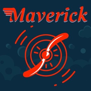 Maverick slot logo by AD LUNAM at Instaspin Casino