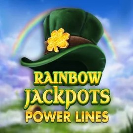 Official Jackpots logo: Rainbow Jackpots Power Lines by Red Tiger Gaming at Instaspin Casino