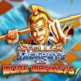 Stellar Jackpots with More Monkeys logo – Jackpots by Lightning Box Game at Instaspin Casino
