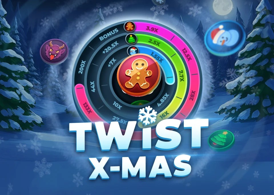 Twist X-mas online game logo by InOut on instasspin.co.nl
